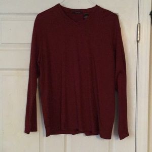 men’s red claiborne sweater